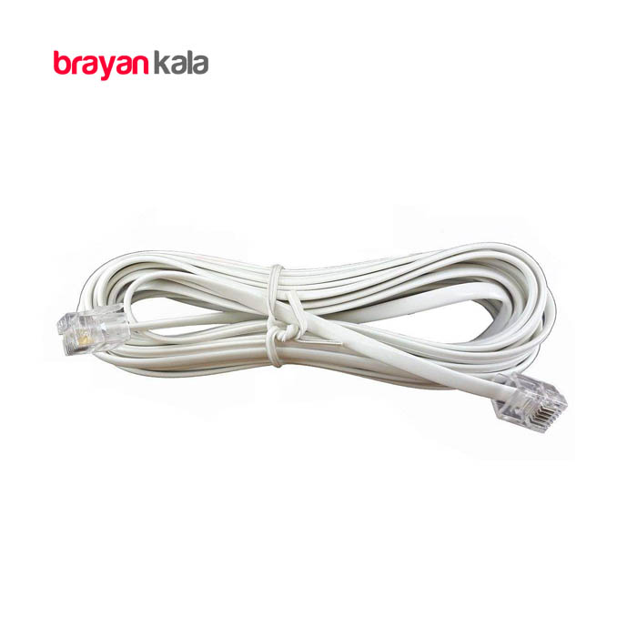 عکس اصلی کابل تلفن کد 003 طول 10 متر